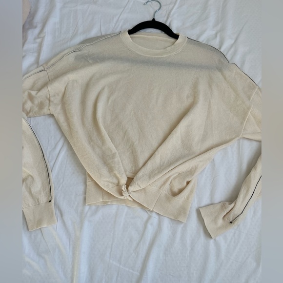 Celine Sweaters - Céline Cream Wool Sweater Size M | Minimalist Luxury Knit | 100% Wool
